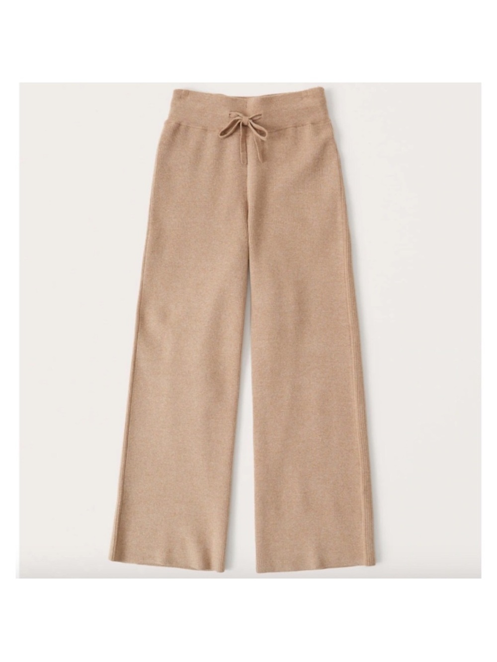 Abercrombie Cropped Wide Leg Sweater Pant